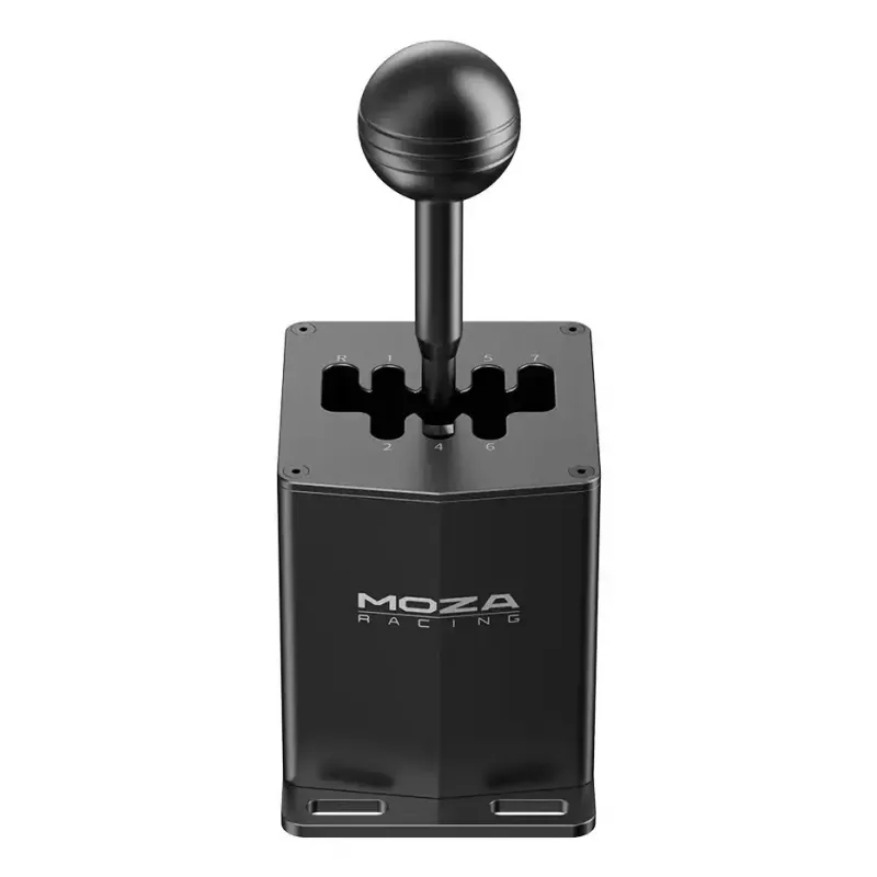 Racing-Schalthebel MOZA HGP Shifter — Aluminium, schwarz, 100×143×241 mm, USB-A auf USB-B