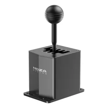 Racing-Schalthebel MOZA HGP Shifter — Aluminium, schwarz, 100×143×241 mm, USB-A auf USB-B