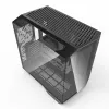PC-Gehäuse Darkflash DY470 Full Tower — Schwarz, SPCC, unterstützt ITX/ATX, HDD 3,5 Zoll/2,5 Zoll, 1x 120 mm hinten, 120 mm Seitenlüfter