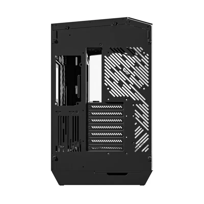 PC-Gehäuse Darkflash DY470 Full Tower — Schwarz, SPCC, unterstützt ITX/ATX, HDD 3,5 Zoll/2,5 Zoll, 1x 120 mm hinten, 120 mm Seitenlüfter