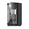 PC-Gehäuse Darkflash DY470 Full Tower — Schwarz, SPCC, unterstützt ITX/ATX, HDD 3,5 Zoll/2,5 Zoll, 1x 120 mm hinten, 120 mm Seitenlüfter