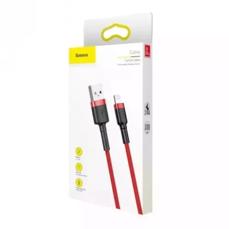 Lightning-Kabel Baseus CALKLF-A09 0,5 m Rot