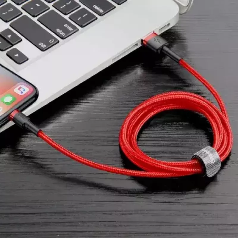 Lightning-Kabel Baseus CALKLF-A09 0,5 m Rot