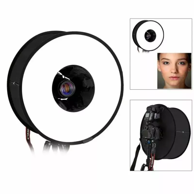 Softbox-Diffusor Puluz PU5145 45 cm rund leicht für Fotobeleuchtung