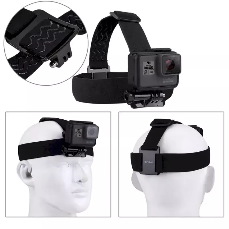 Halterungsadapter für Actionkameras Puluz Universal-Kopfhalterung für GoPro HERO9 kompatible Rahmen und Gehäuse