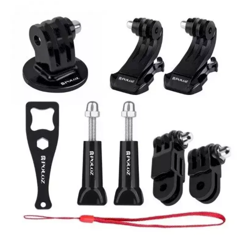 Zubehörset Puluz PKT11 für Sportkameras – 20 Teile, kompatibel mit Osmo Action 5 Pro