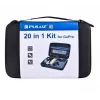 Zubehörset Puluz PKT11 für Sportkameras – 20 Teile, kompatibel mit Osmo Action 5 Pro