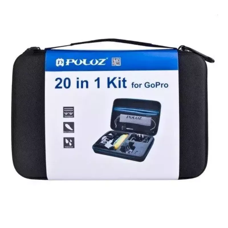 Zubehörset Puluz PKT11 für Sportkameras – 20 Teile, kompatibel mit Osmo Action 5 Pro