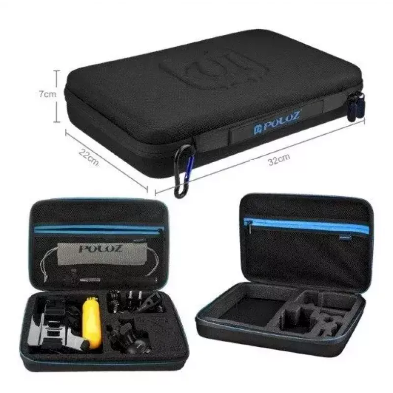 Zubehörset Puluz PKT11 für Sportkameras – 20 Teile, kompatibel mit Osmo Action 5 Pro