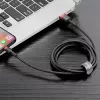 Lightning-Kabel Baseus CALKLF-A19 0,5 m Schwarz
