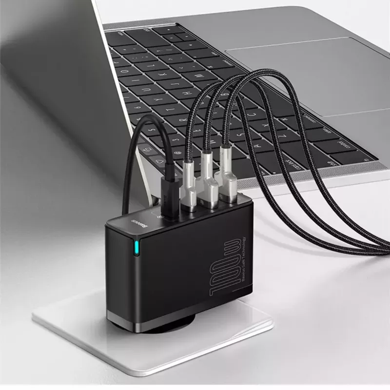 Ladegerät Baseus GaN2 4 Ports Schnellladegerät 100W