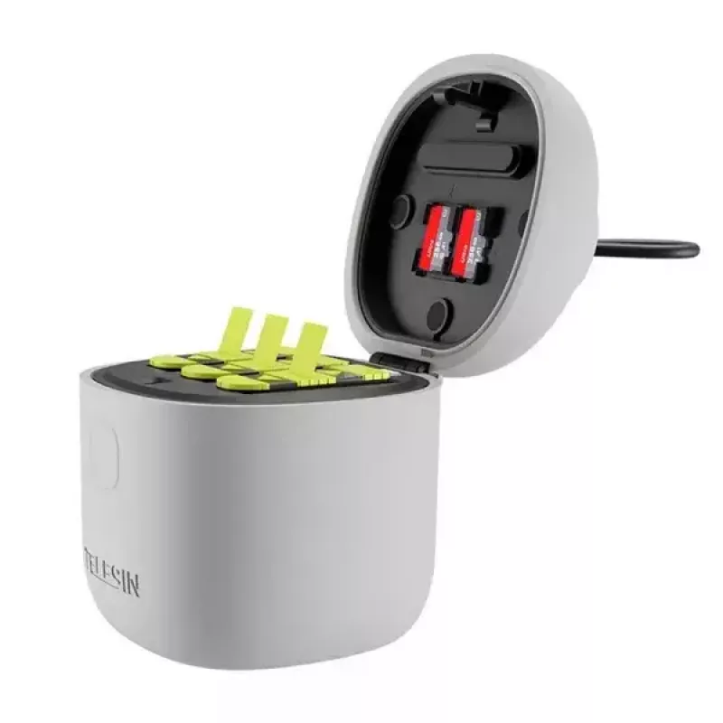 Batterieladegerät TELESIN Allin BOX für Action-Sportkamera
