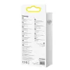 USB 2.0 Datenkabel Baseus Jelly Lightning auf USB-A 1,2 m, Schwarz