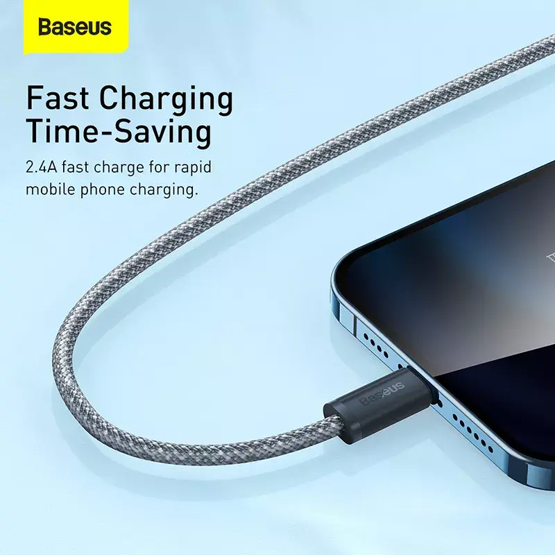 Baseus Dynamic 2m Grau Lightning auf USB-A Kabel