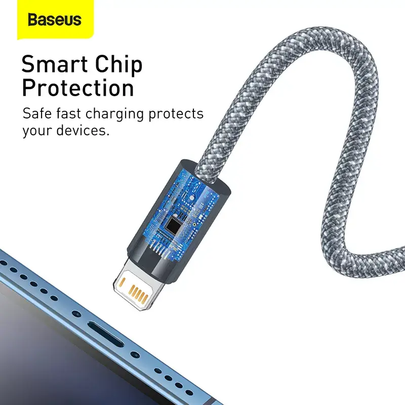 Baseus Dynamic 2m Grau Lightning auf USB-A Kabel
