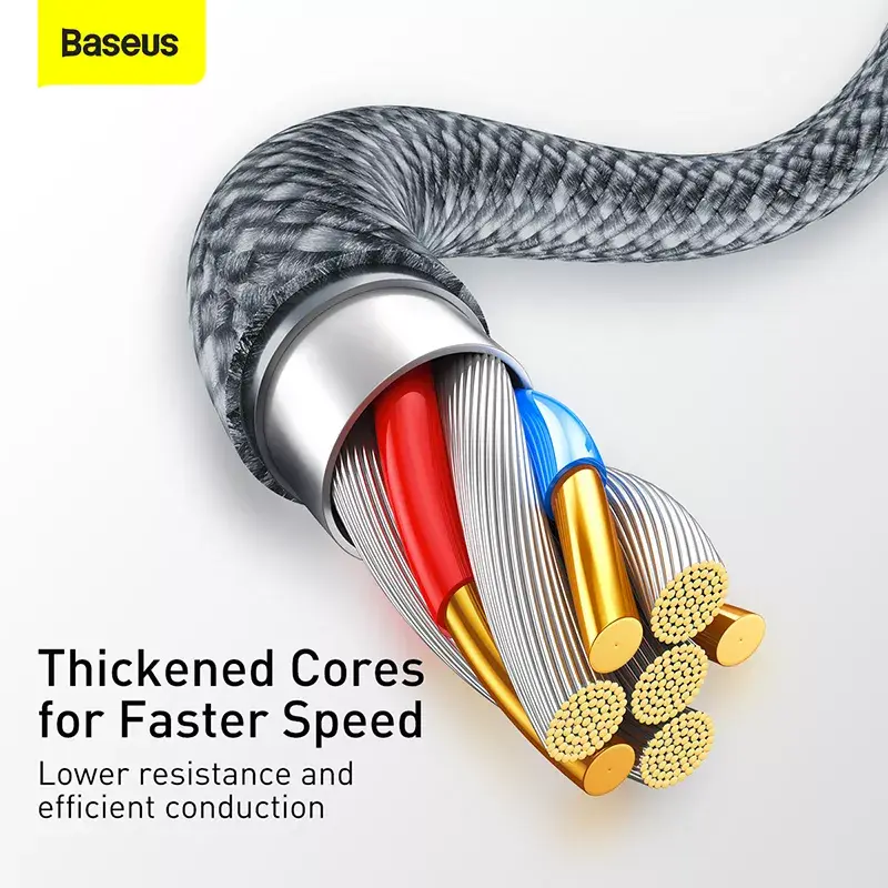 Baseus Dynamic 2m Grau Lightning auf USB-A Kabel