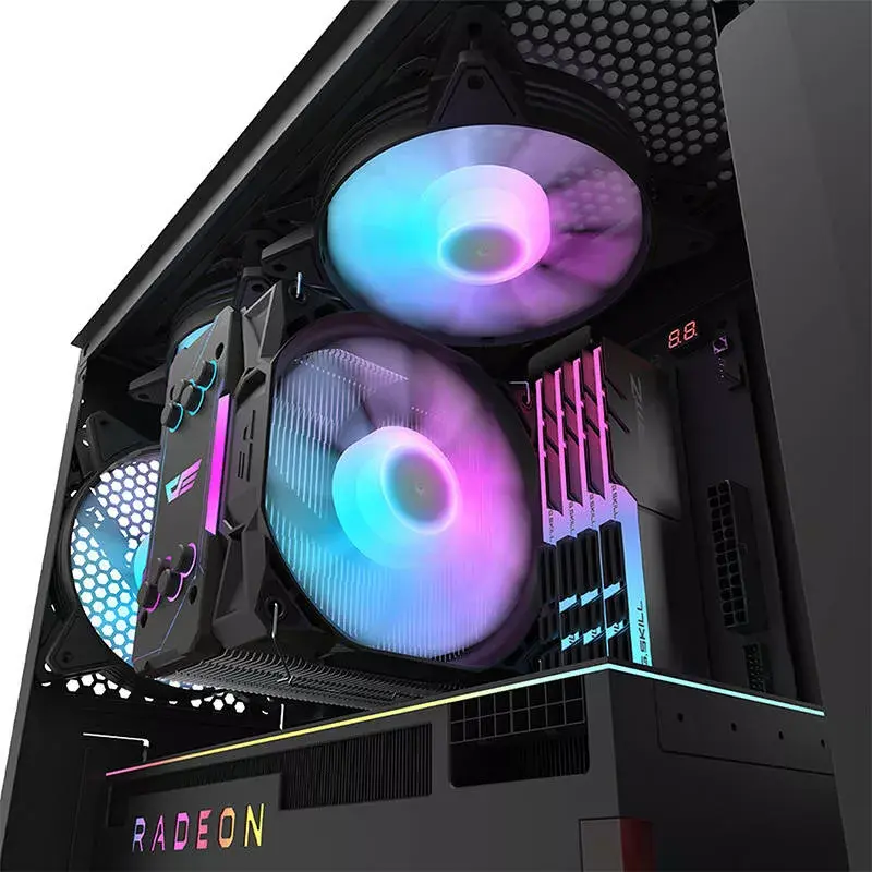 Computergehäuse Darkflash DK352 Plus ATX Schwarz