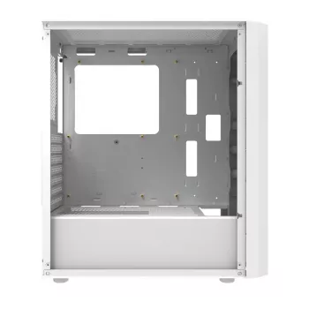Computer case Darkflash DK351 WHITE Midi Tower, Micro ATX/ATX/ITX, temperaturgehärtetes Glas, weiß, 200×390×450 mm