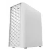 Computer case Darkflash DK351 WHITE Midi Tower, Micro ATX/ATX/ITX, temperaturgehärtetes Glas, weiß, 200×390×450 mm