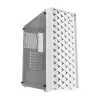 Computer case Darkflash DK351 WHITE Midi Tower, Micro ATX/ATX/ITX, temperaturgehärtetes Glas, weiß, 200×390×450 mm