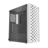 Computer case Darkflash DK351 WHITE Midi Tower, Micro ATX/ATX/ITX, temperaturgehärtetes Glas, weiß, 200×390×450 mm