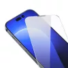 Gehärtete Glas-Displayschutzfolie Baseus Crystal für iPhone 14 Pro 0,3 mm, staubdicht, 2 Stück