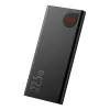 Baseus Powerbank Adaman Metal, Lithium-Ionen 10000mAh, 2xUSB, USB-C, Lightning, MicroUSB 22,5W (Schwarz)