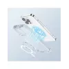 Schützende transparente magnetische Hülle Joyroom JR-14H5 für iPhone 14 MagSafe mit Magnetring, klare Schale