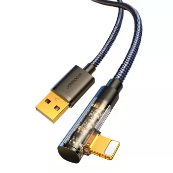 USB-A auf Lightning abgewinkeltes Kabel Joyroom S-UL012A6 1,2 m, schwarz