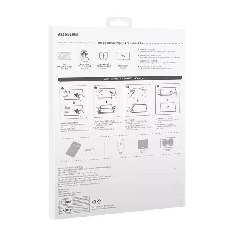 Displayschutzfolie Glas Baseus Crystal für Huawei MatePad Pro 11 — gehärtet 0,3 mm