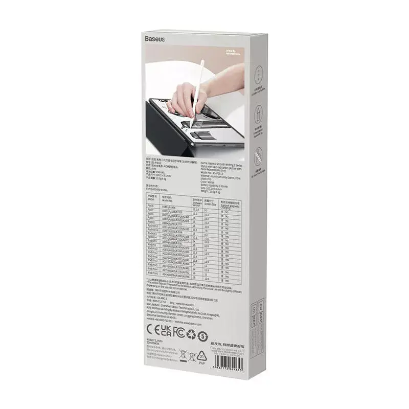Stylus Baseus SXBC060402 Active mit LED-Anzeigen — Weiß