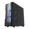 Darkflash DK431 Glass Computergehäuse, ATX, schwarz