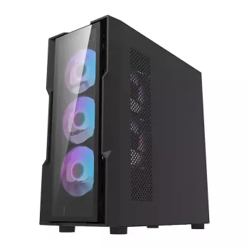 Darkflash DK431 Glass Computergehäuse, ATX, schwarz