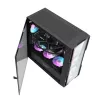 Darkflash DK431 Glass Computergehäuse, ATX, schwarz
