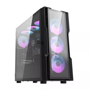Darkflash DK431 Glass Computergehäuse, ATX, schwarz