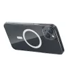 Baseus Magnetic Crystal Clear Handyhülle für iPhone 13, transparent, mit gehärtetem Glas-Bildschirmschutz