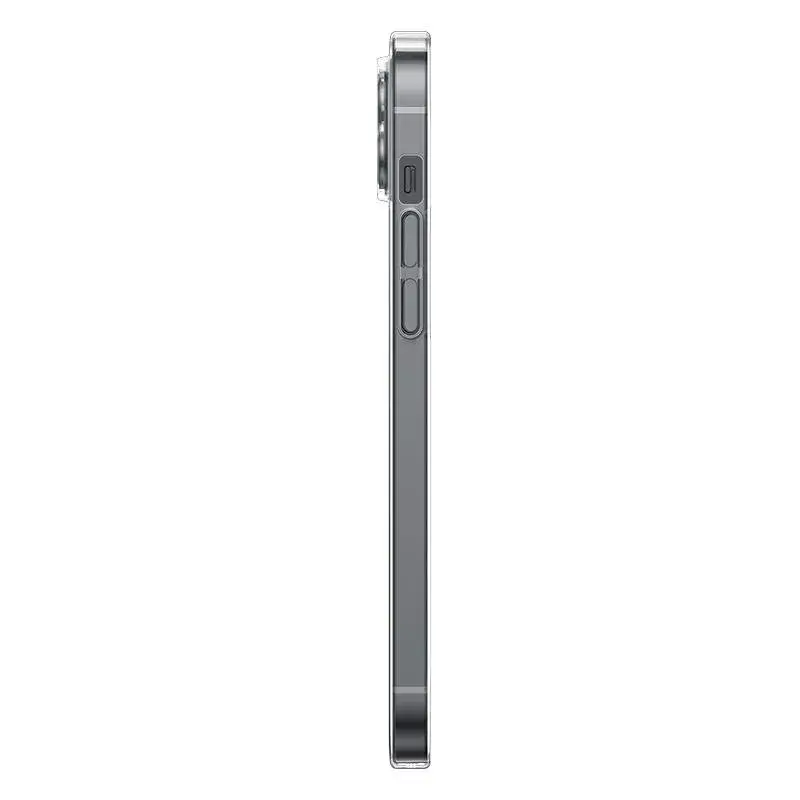 Baseus Magnetic Crystal Clear Handyhülle für iPhone 13, transparent, mit gehärtetem Glas-Bildschirmschutz