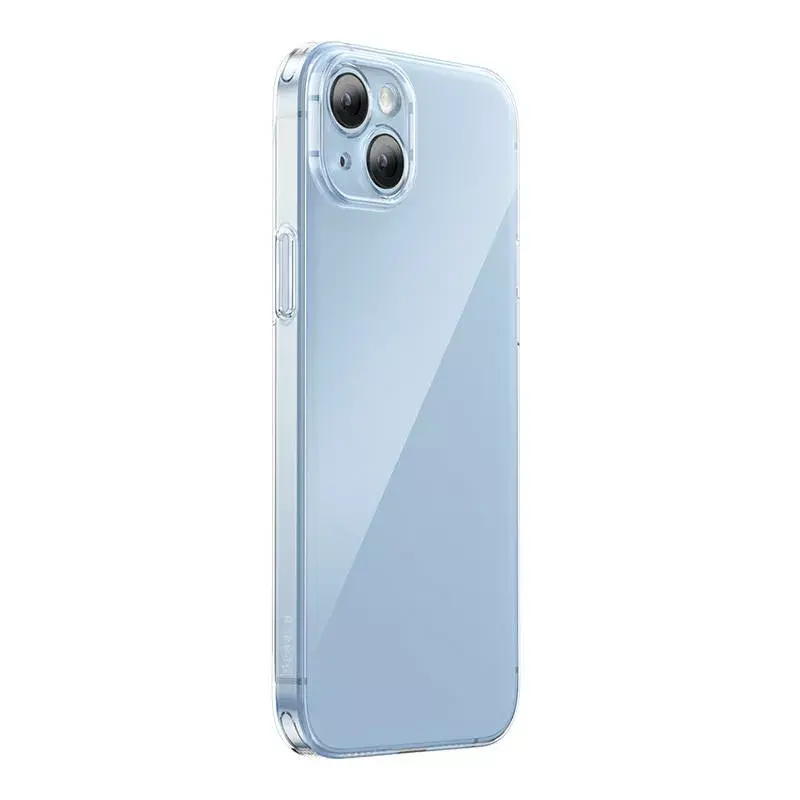 Schutzhülle transparent mit Panzerglas von Baseus für iPhone 14 Plus (P60112202201-02)