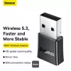 Baseus BA07 Mini Bluetooth-Adapter für PC, USB 5.3 kabelloser Bluetooth-Dongle-Empfänger - Schwarz