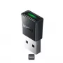 Baseus BA07 Mini Bluetooth-Adapter für PC, USB 5.3 kabelloser Bluetooth-Dongle-Empfänger - Schwarz