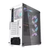 Darkflash DK352 Plus Computergehäuse ATX Schwarz und Weiß