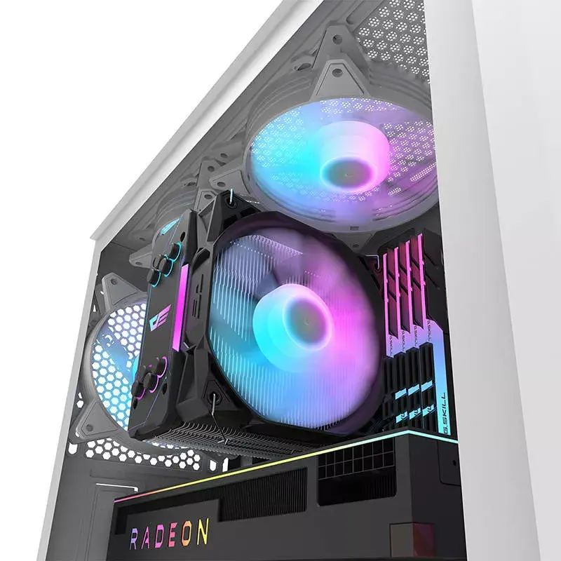 Darkflash DK352 Plus Computergehäuse ATX Schwarz und Weiß