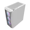 Darkflash DK352 Plus Computergehäuse ATX Schwarz und Weiß