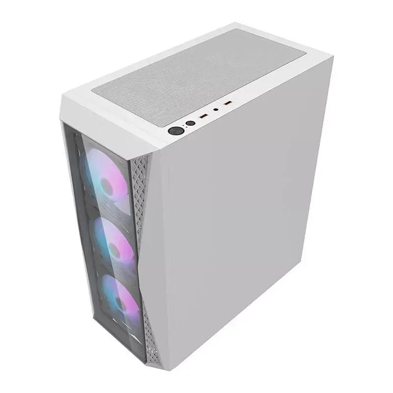 Darkflash DK352 Plus Computergehäuse ATX Schwarz und Weiß