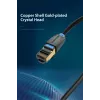 Ethernet-Patchkabel Vention Cat.8 S/FTP 1 m Schwarz RJ-45 Goldbeschichtet