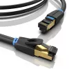Ethernet-Patchkabel Vention Cat.8 S/FTP 1 m Schwarz RJ-45 Goldbeschichtet