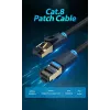 Ethernet-Patchkabel Vention Cat.8 S/FTP 1 m Schwarz RJ-45 Goldbeschichtet