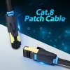 Netzwerkkabel Vention Cat.8 SFTP Patchkabel RJ-45 8m Schwarz