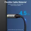 Optisches Glasfaserkabel Vention 3 m TOSLINK Stecker auf Stecker, grau, Nylonmantel, vergoldete Kontakte