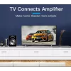 Audiokabel Vention 3,5 mm Klinke auf 2× Cinch-Stecker, 3 m, schwarz, vergoldete Kontakte